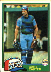 1981 Topps Baseball Cards      660     Gary Carter